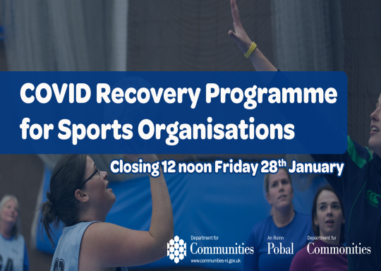 COVID Recovery Programme for Sports Organisations