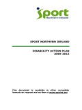 Cover of The Sport Northern Ireland Disability Action Plan 2009-2012