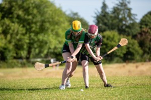 Camogs battling it out on the pitch 