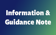 Information and Guidance Note