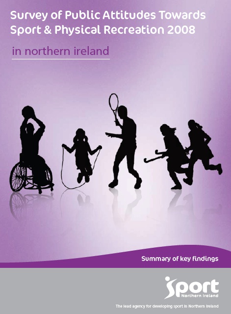 Cover of Survey of Public Attitudes Towards Sport & Physical Recreation 2008