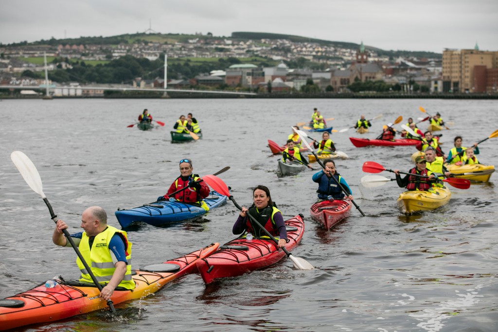 BeActive Flotilla event at Lough Foyle