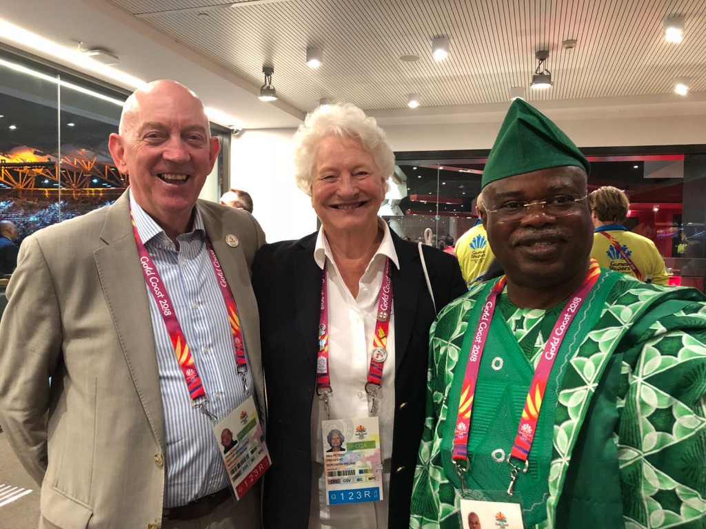 Dame Mary Peters and Nigerian Rep
