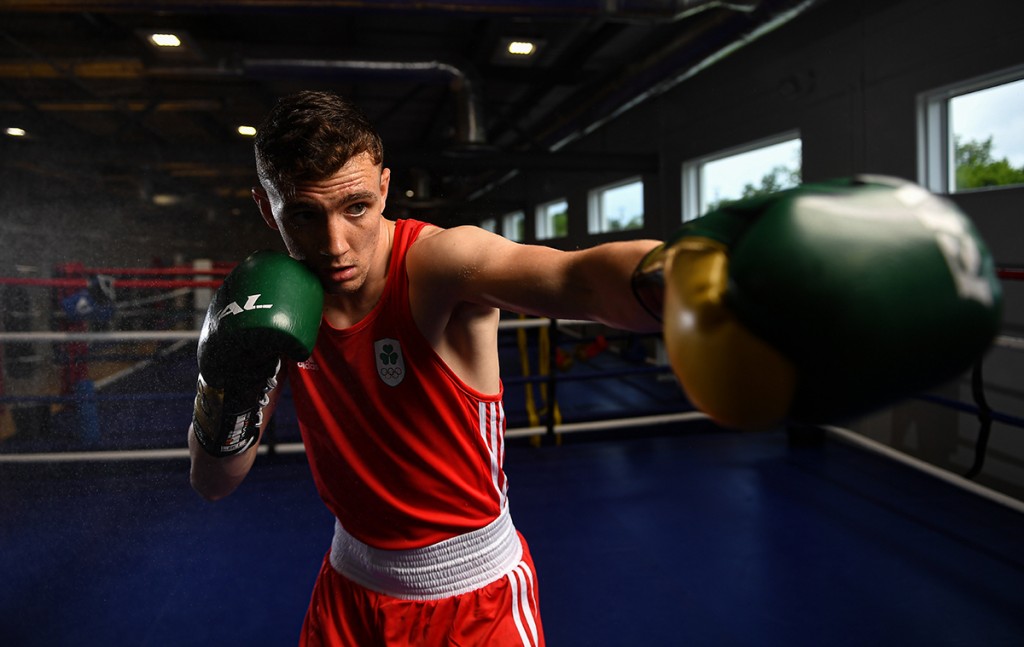 Team Ireland Boxers prepare for competition at the European Games in Minsk