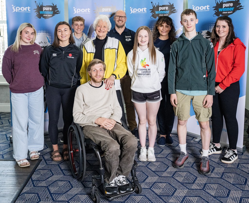 Image of Mary Peters Trust Athletes at the Clean Sport Workshop